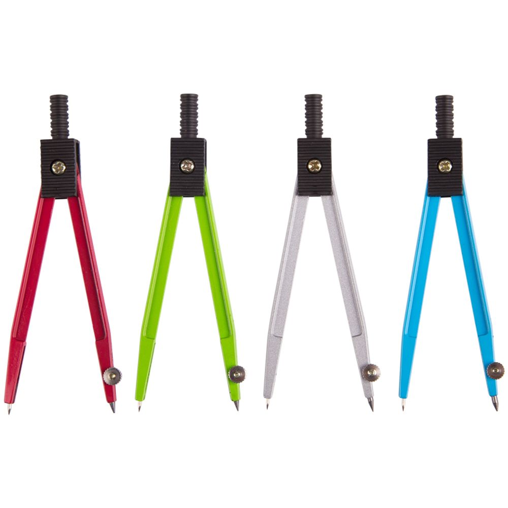 Циркуль Спейс металлический, 115мм, в чехле, ассорти, 1шт.