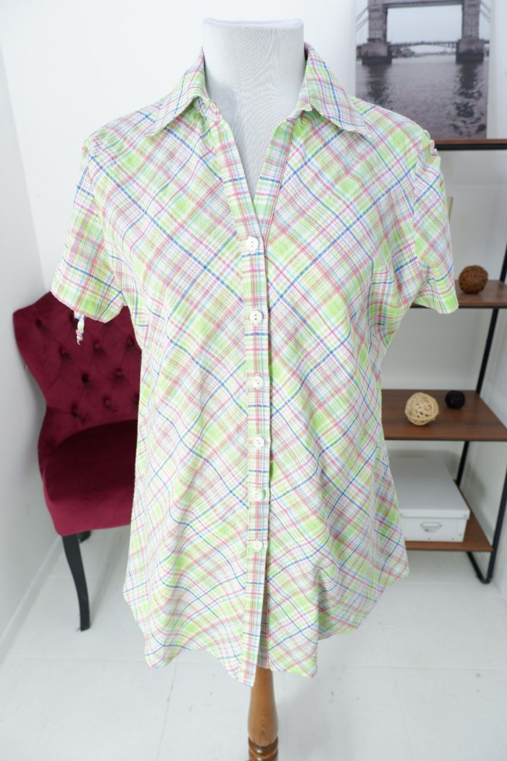 Рубашка Melany из хлопка с коротким рукавом 50 размер