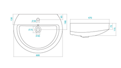 Раковина Santek Аллегро 60