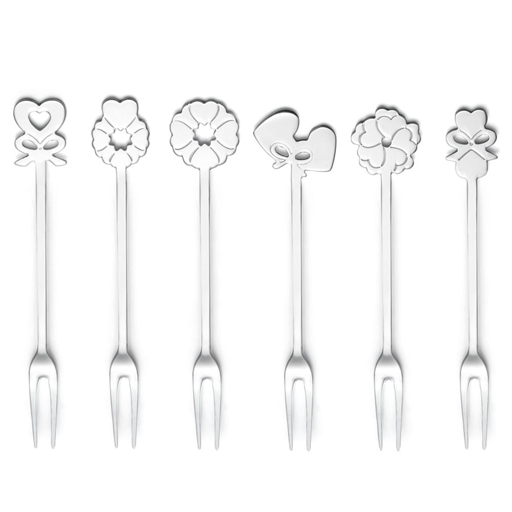 Набор вилок для закусок Love, 6 шт.
