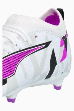 Бутсы Puma Ultra 5 Match Forever FG/AG Junior - белый