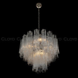 Люстра Cloyd ANNO-D C7 / Ø58 см - хром - прозрачн.стекло (арт.11650)