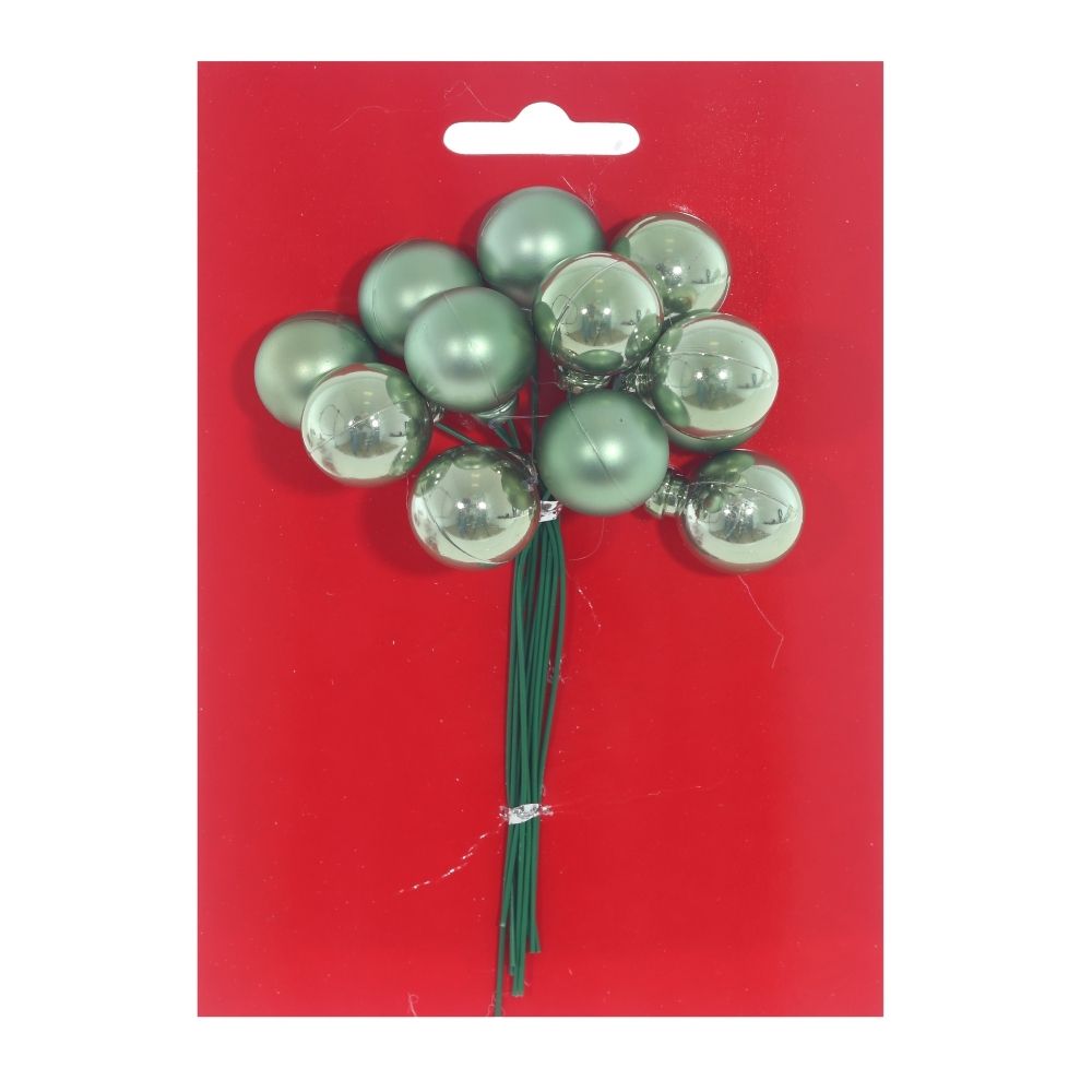 GAEM Набор из 12 шт, Изделие декоративное "Ягоды" (20мм), L9 W4 H15 см