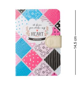 BM-50/1 Блокнот мал. «Лоскутный мильфлер» (твердая обложка)