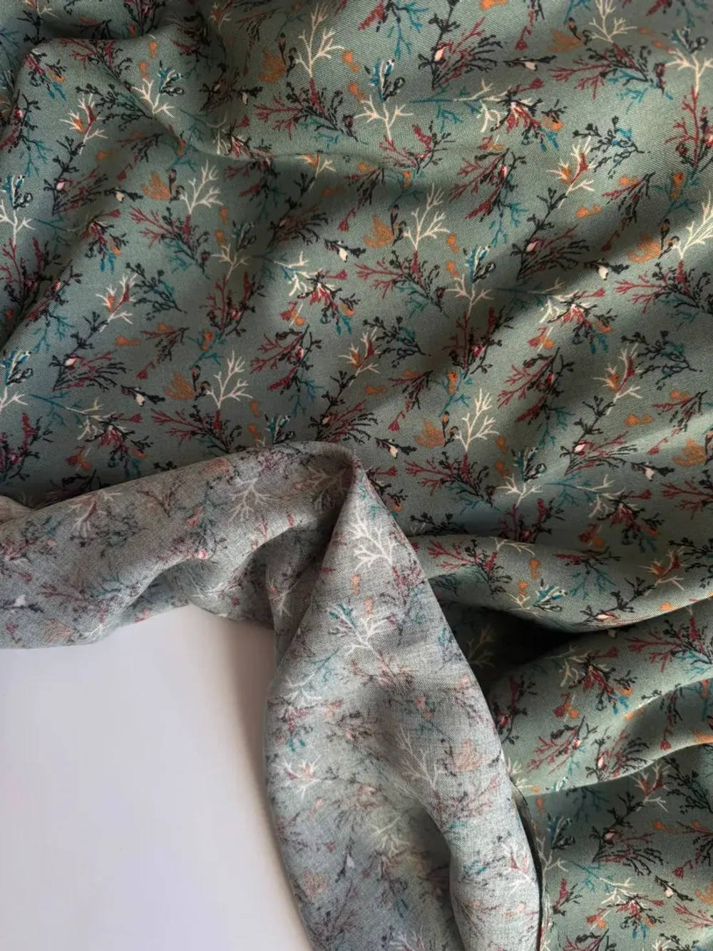 Ткань для шитья 2 м штапель вискоза принт