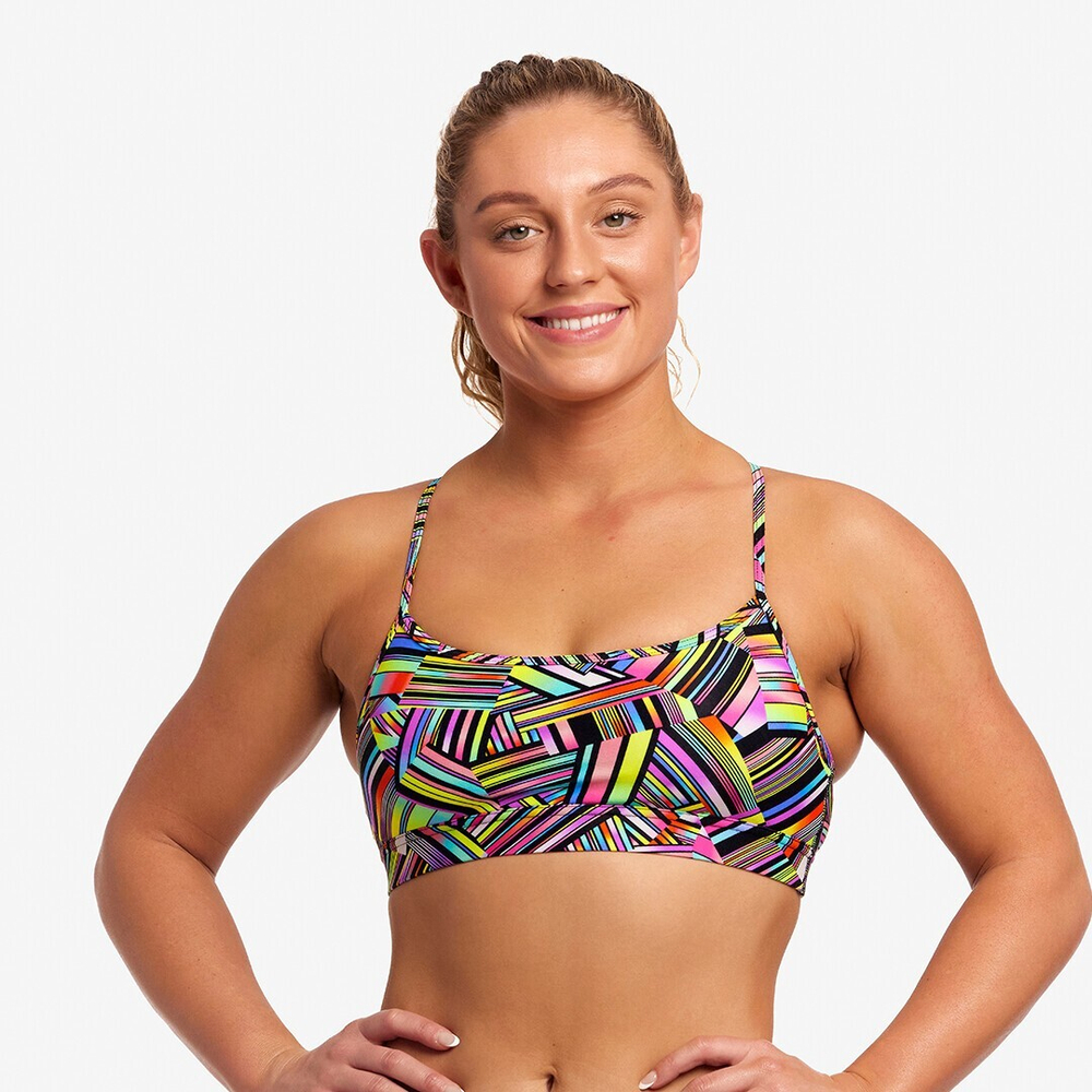 Купальник FUNKITA Top Strip Starps