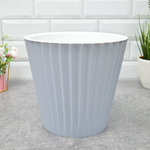 Горшок цветочный Sand 5,8л d230мм c дренажной вставкой, утренний туман