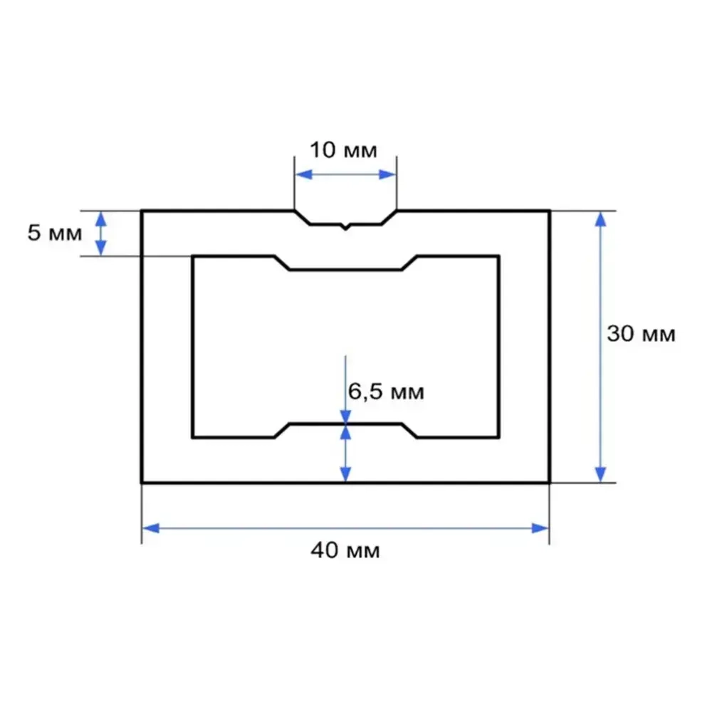 Лага монтажная ДПК Diasdeck 30х40мм 3 метра