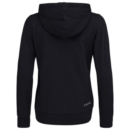 Женская теннисная куртка Head Club Greta Hoodie FZ W - black