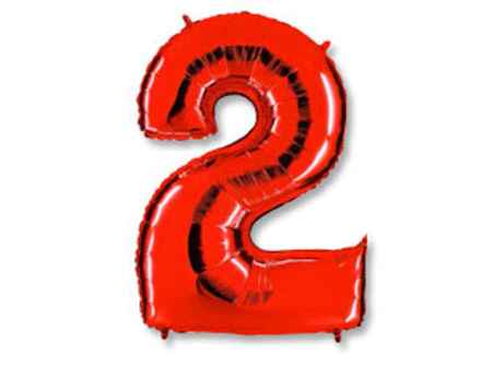 Г ЦИФРА 2  40" Красный