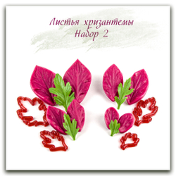 Листья хризантемы. Набор 2