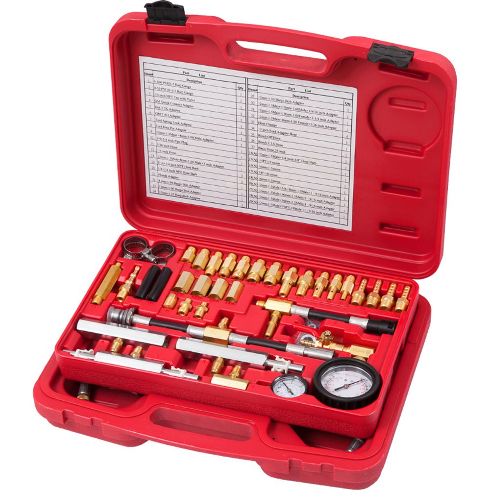 МАСТАК (120-00043C) Набор для тестирования топливных систем, 43 предмета