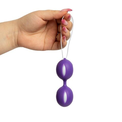 Фиолетовые вагинальные шарики для укрепления мышц тазового дна (Цвет: фиолетовый)