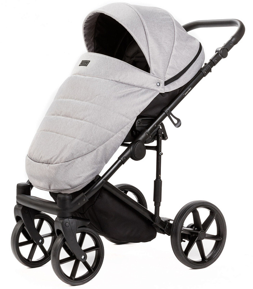 Детская коляска Adamex Locco Light 2 в 1 LL-TK01 TIP (СВЕТЛО-СЕРЫЙ)