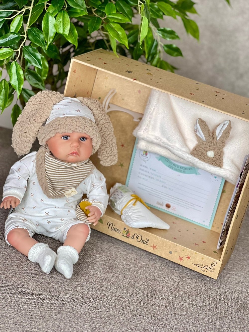 Кукла Реборн Nines 40см ADRI мягконабивная (N0247)