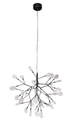 Подвесной светильник Crystal Lux EVITA SP36 BLACK/TRANSPARENT