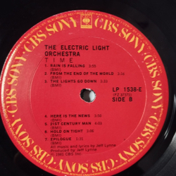 Винтажная виниловая пластинка LP Electric Light Orchestra ELO Time (Philippines 1981)