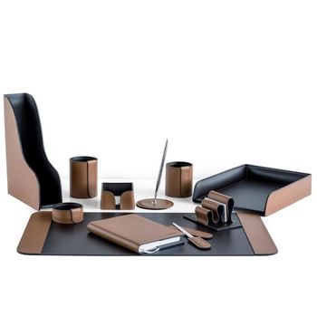 Настольный набор из кожи Cuoietto серии Business из 10 предметов (NBCTabCh10.2)