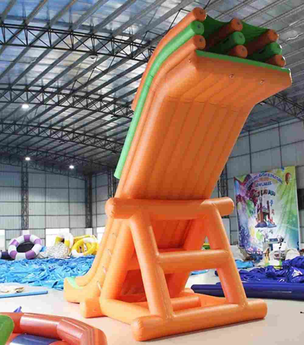 Водная горка «Мандаринка» для вышки (опоры), 9×4×5 м