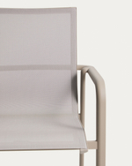 Уличный стул Canea из бежевого алюминия