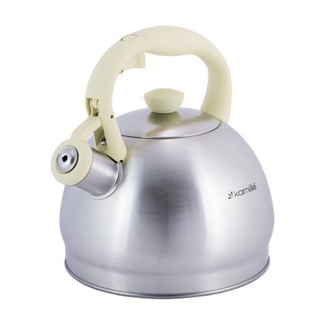 Чайник 2 л. из нержавеющей стали со свистком Kamille KM-0693