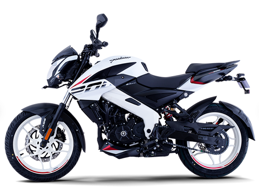 Мотоцикл Bajaj Pulsar NS200 белый