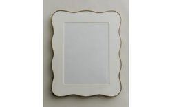 Zara Home Фоторамка из стекла, цвет золотой, 22.5 см
