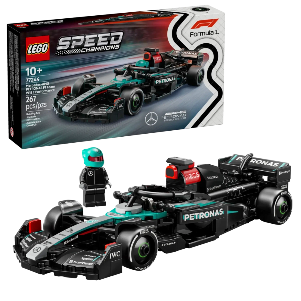 Конструктор LEGO Speed Champions 77244 Гоночный автомобиль Mercedes-AMG F1 W15