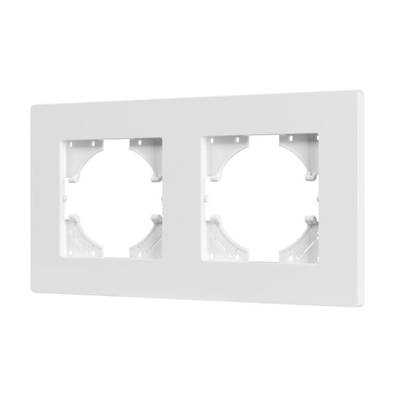 Рамка пластиковая FRM-PERIO-PL-2-WH Arlight 049750
