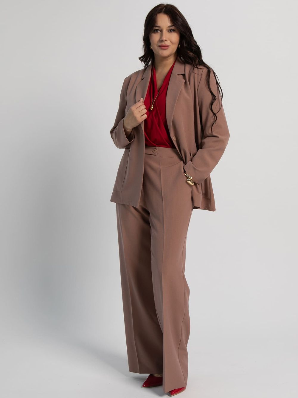 Брюки Брайн (бежевые) Б16019-34М LT Collection