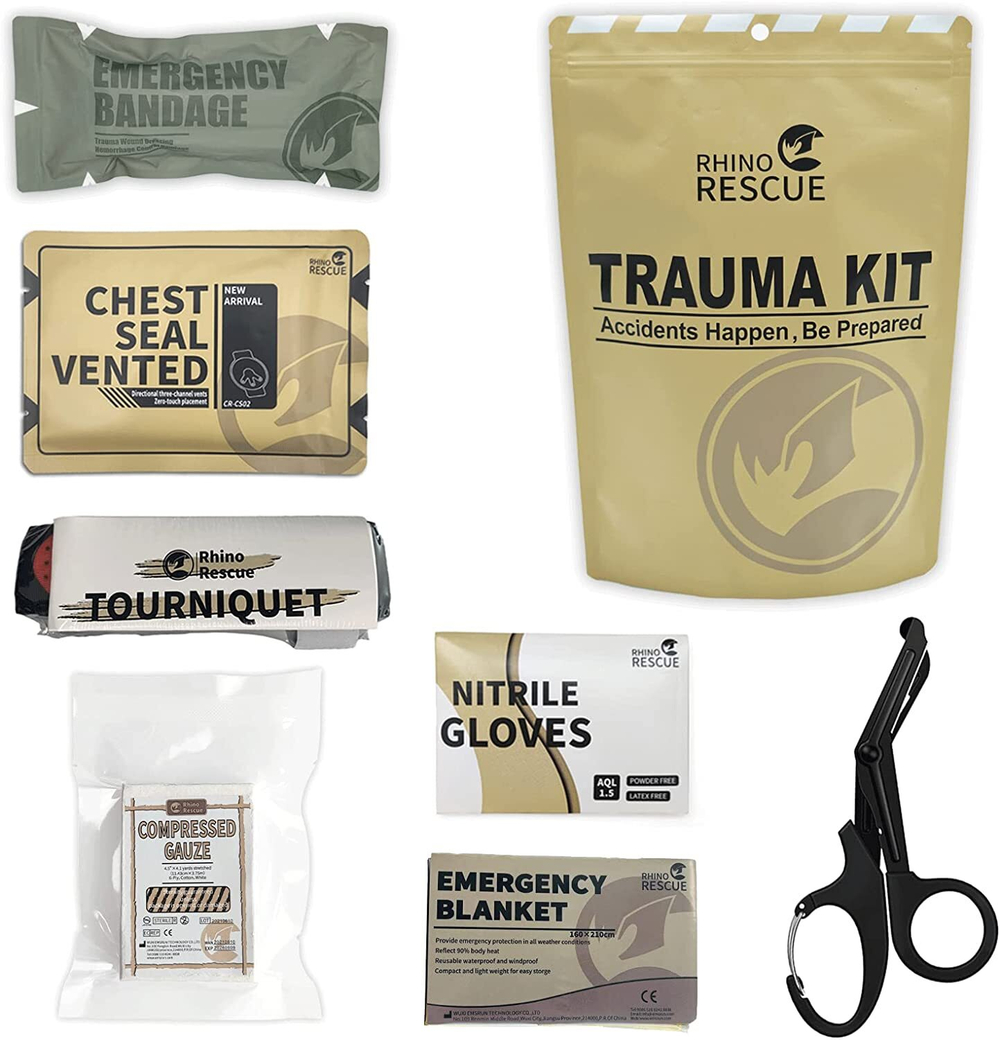 набор Trauma Kit IFAK RHINO RESCUE CR-QF008M 7 вещей