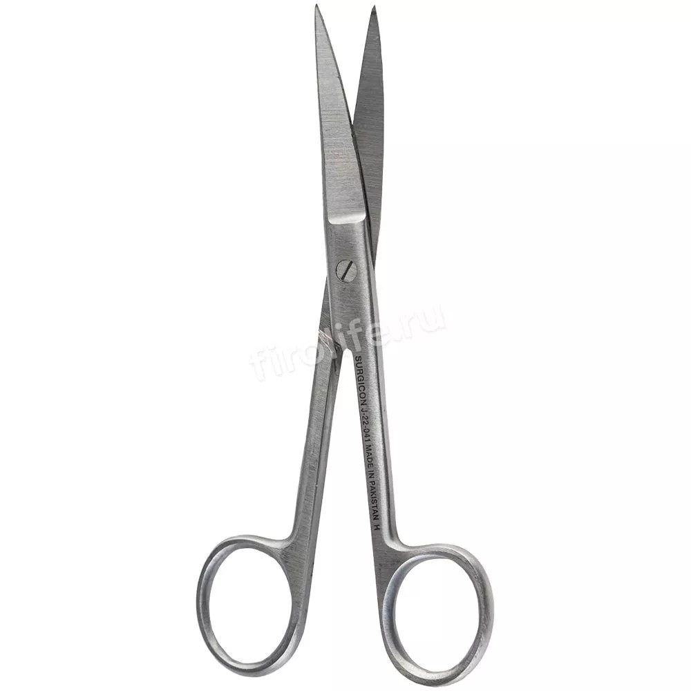 Ножницы вертикально-изогнутые остроконечные 145 мм Surgicon (арт. J-22-041), Пакистан