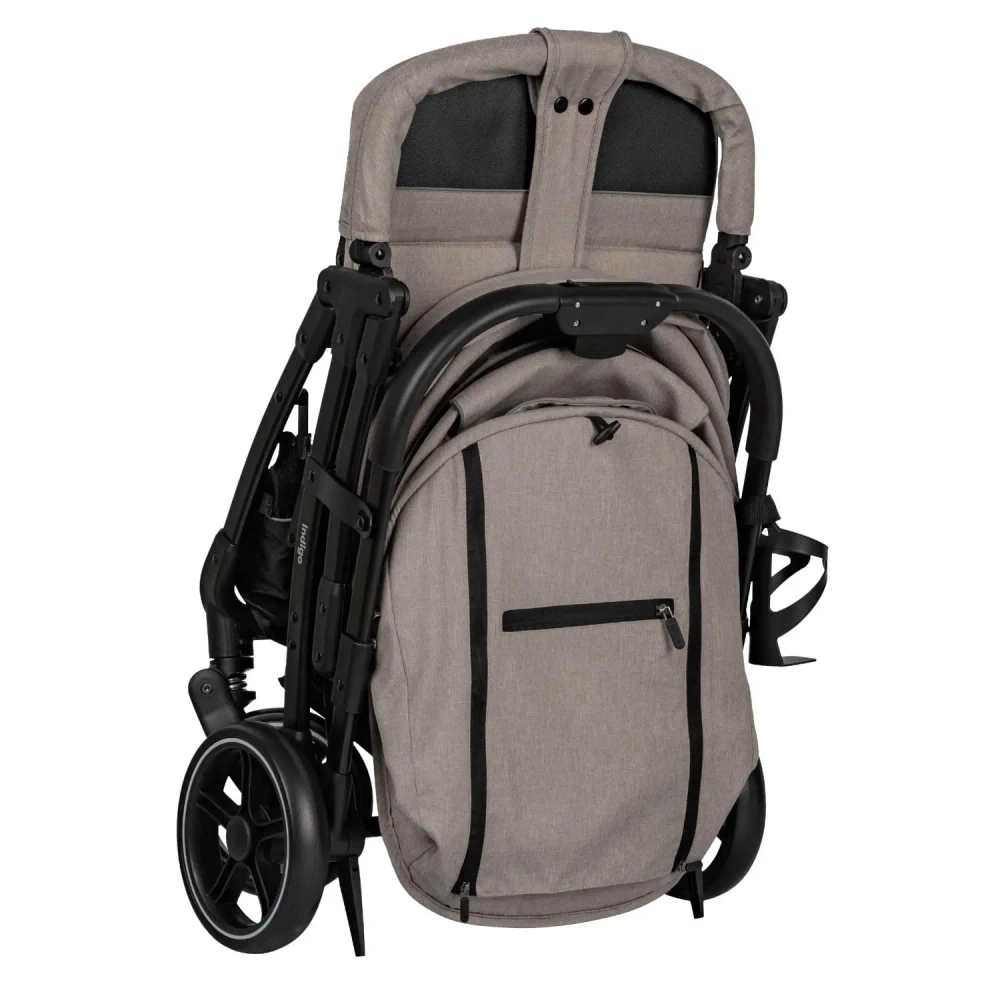 Коляска прогулочная Indigo FROST (бежевый)