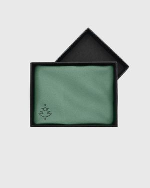 Кастомная салфетка для очков зеленая