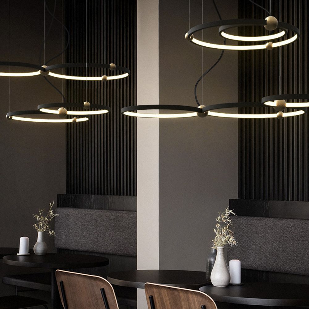 Подвесной кольцевой светильник PLANETARY D30+40