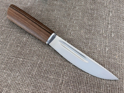Шкуросъемный нож "Якут", сталь 95Х18, рукоять орех