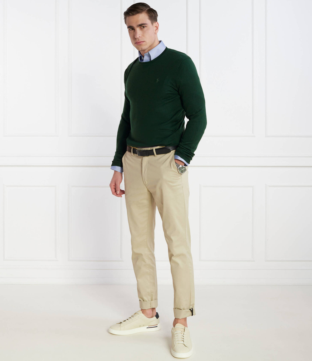 Хлопковый свитер POLO RALPH LAUREN - зеленый(710876846)