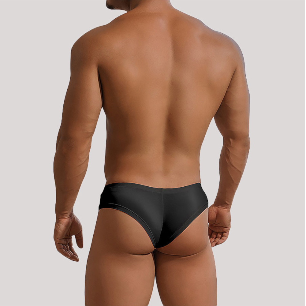 Мужские трусы бразилиана черные ADANNU AN325-2