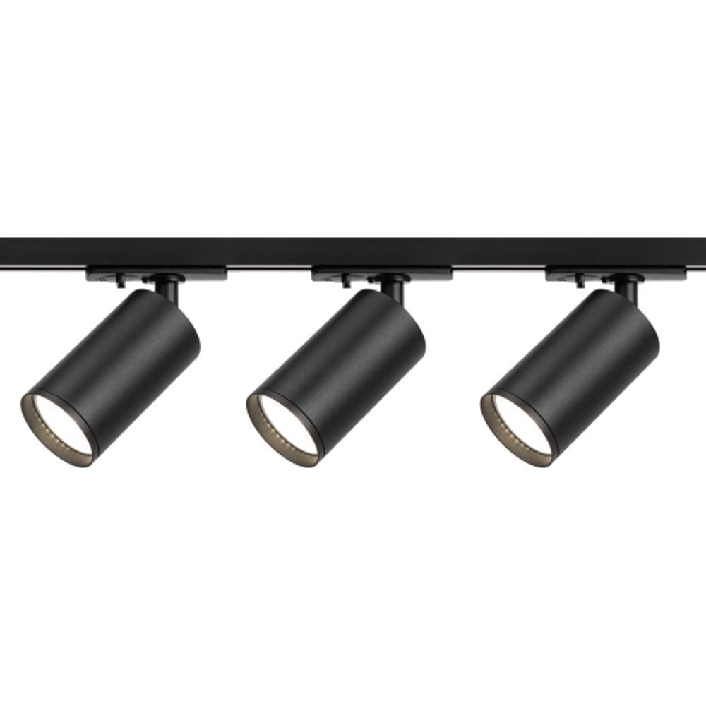Комплект однофазной трековой системы ЭРА TR39-GU10-SET-3-1 BK под лампу GU10 черный | Комплекты трековой системы