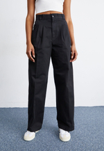 Carhartt WIP LEOLA - Тканевые брюки - Чёрный
