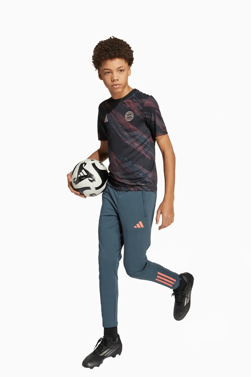 Футболка adidas FC Bayern 25/26 Pre-Match Junior - черный