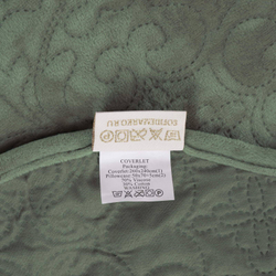 Покрывало 240х260 Sofi De MarkO Церцея зеленое