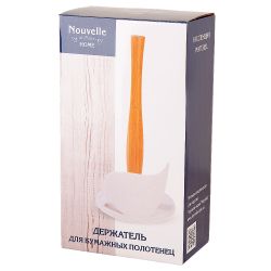 Держатель для бумажных полотенец "Naturel" 13*13*25,5см. (подарочная упаковка)