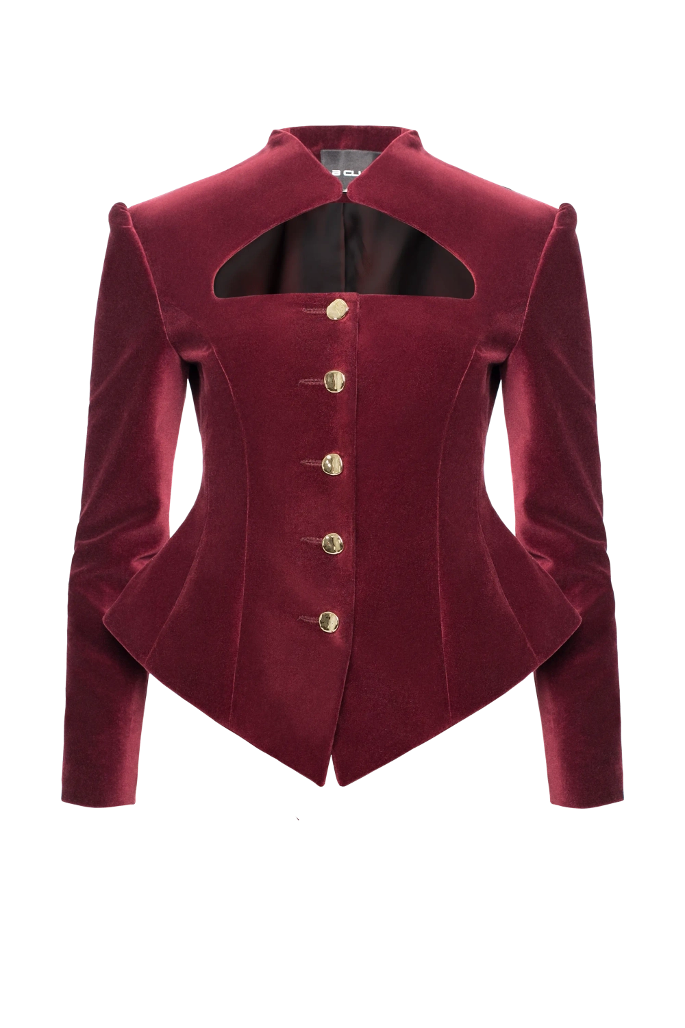 “Velvet moon” Жакет приталенный из шелковистого бархата