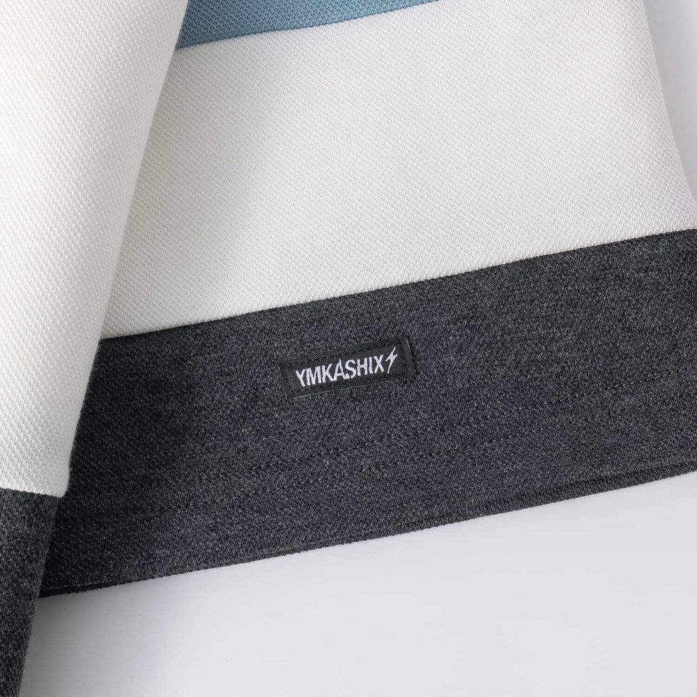 Поло Ymkashix серый меланж