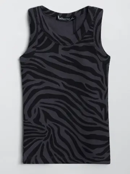 Майка для девочки на лето в рубчик