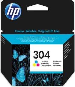 Картридж струйный Голубой, Пурпурный, Желтый 1 шт HP 304 N9K05AE