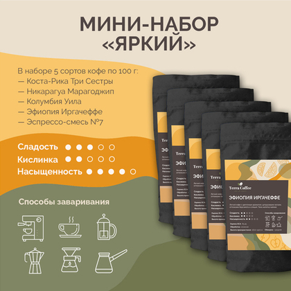 Мини-набор кофе Яркий