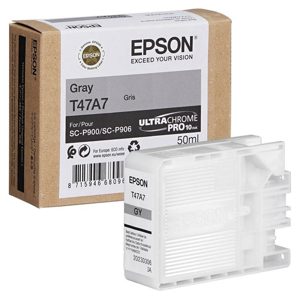 Картридж EPSON T47A (C13T47A700) для SC-P900 серый