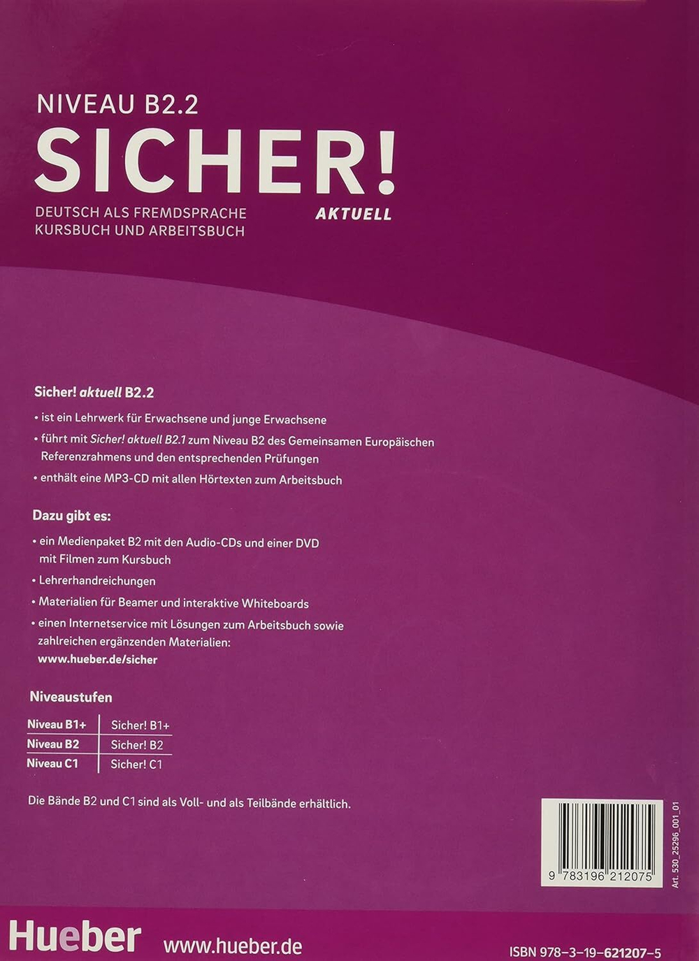 Sicher! aktuell B2.2 Kurs- Und Arbeitsbuch Lek. 7-12 mit CD